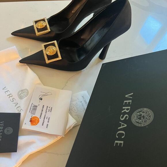 Black versace high heels versace - Picture 6 of 7